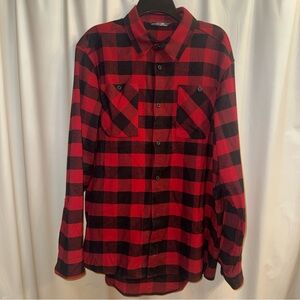 Sitka Red and Black Plaid Men's Shirt